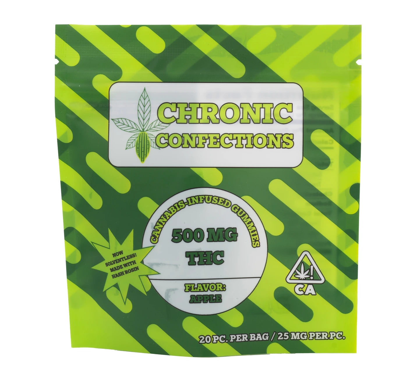 Solventless 500mg Gummies - Apple