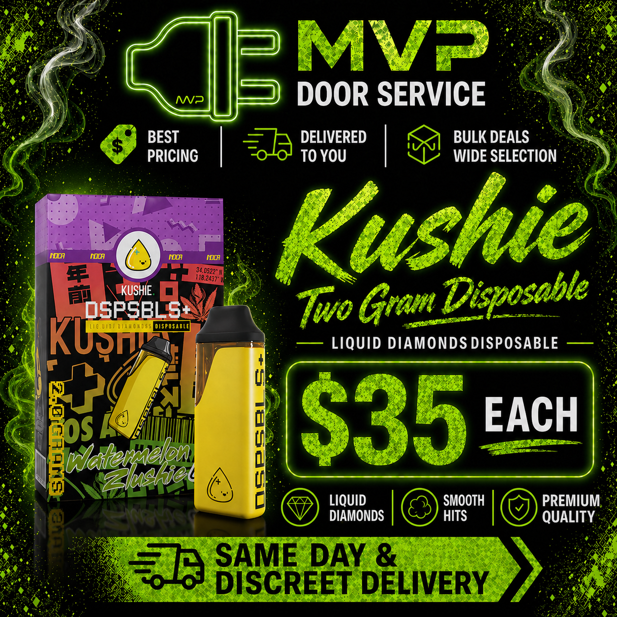 Kushie 2G Liquid Diamond Disposable Vape